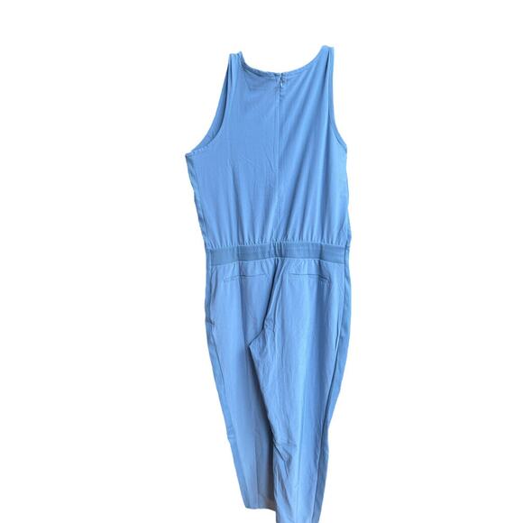Athleta Brooklyn Jumpsuit Light blue athletic jumpsuit 14-NWT - Picture 4 of 11